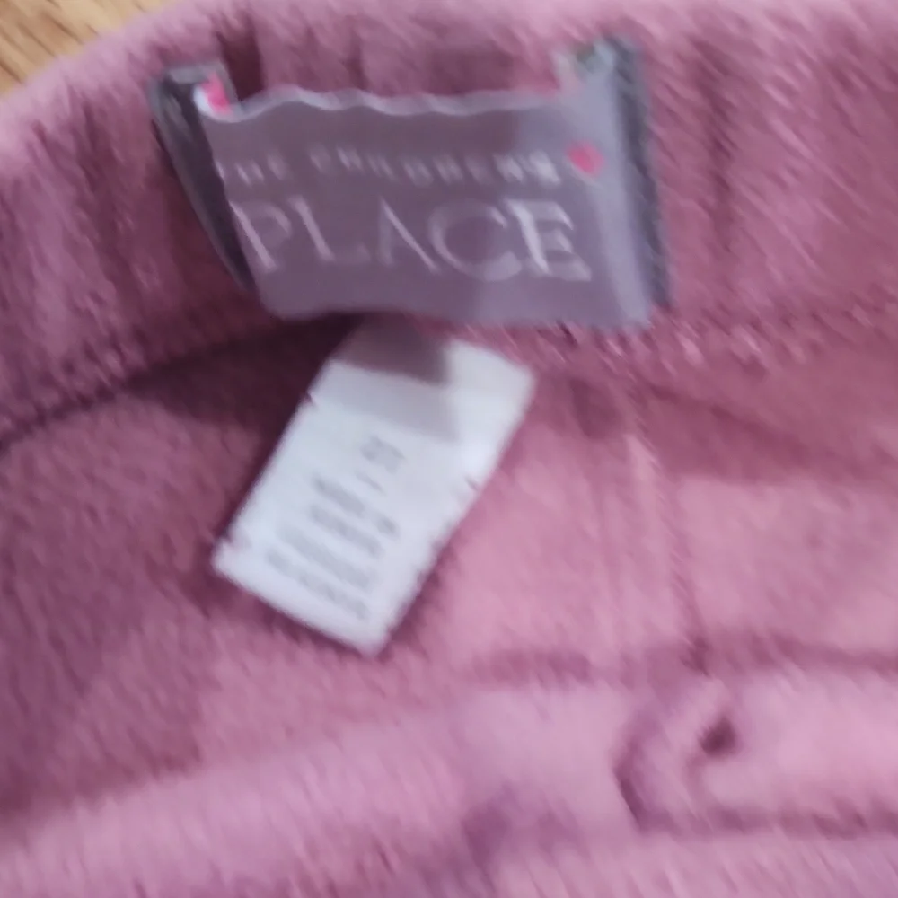 The Children's Place Black and Mauve Flare Sweatpants 2T